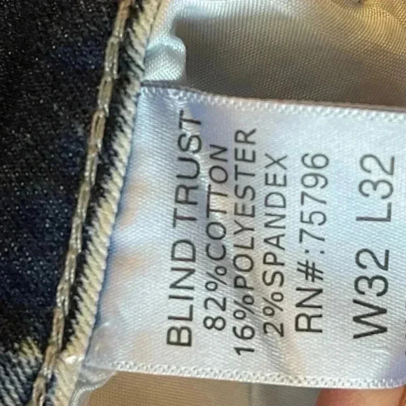 Blind Trust Stripe Paint Skinny Jeans Pants - Picture 7 of 7